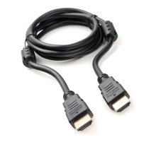 Кабель HDMI Cablexpert 19M/19M, v2.0, медь, позол.контакты, экран, 2 фер.кольца, 1.5м, черный, пакет (CCF2-HDMI4-5)