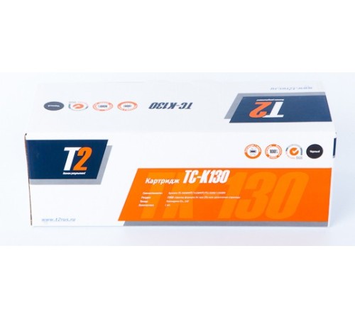 Картридж лазерный T2 TK-130 TC-K130 TK-130 черный (7200стр.) для Kyocera FS-1028/1128/FS1300D/1350DN Картридж лазерный T2 TK-130 TC-K130 TK-130 черный (7200стр.) для Kyocera FS-1028/1128/FS1300D/1350DN