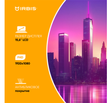 Ноутбук IRBIS Breeze 15NBC1015  Intel N100 15.6"LCD 1920*1080 IPS,8GB LPDDR 5 4800+256GB SSD,AC wifi,camera: 2MP,5000mha battery,USB TYPE C,Windows 11 Pro RUS/plastic/Grey (15NBC1015G)
