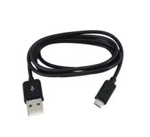Rexant (18-4268-20) Кабель USB-A – micro USB, 1А, 1м, черный, длинный штекер