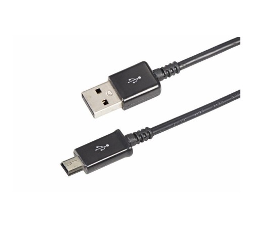 Rexant (18-4402) Кабель USB-A – mini USB, 1А, 1м, ПВХ, черный Rexant (18-4402) Кабель USB-A – mini USB, 1А, 1м, ПВХ, черный