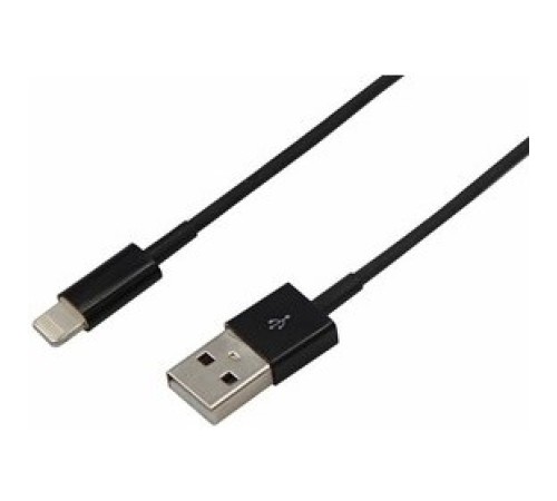 Rexant (18-1122) Кабель USB-A – Lightning для Apple, 1А, 1м, ПВХ, черный Rexant (18-1122) Кабель USB-A – Lightning для Apple, 1А, 1м, ПВХ, черный
