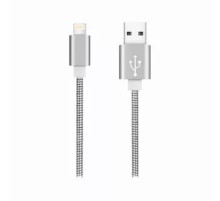 Rexant (18-4247) Кабель USB-A – Lightning для Apple, 2,4А, 1м, в металлической оплетке