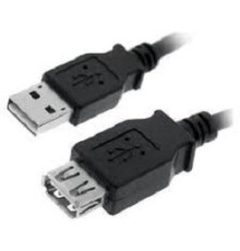 Rexant (18-1114) Кабель шт. USB-A – гн. USB-A, 2,4А, 1,8м, ПВХ, серый