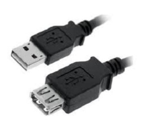 Rexant (18-1114) Кабель шт. USB-A – гн. USB-A, 2,4А, 1,8м, ПВХ, серый Rexant (18-1114) Кабель шт. USB-A – гн. USB-A, 2,4А, 1,8м, ПВХ, серый