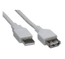 Rexant (18-1116) Кабель шт. USB-A – гн. USB-A, 2,4А, 3м, ПВХ, серый