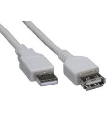 Rexant (18-1116) Кабель шт. USB-A – гн. USB-A, 2,4А, 3м, ПВХ, серый