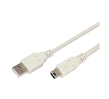 Rexant (18-1136) Кабель USB-A – mini USB, 2,4А, 3м, ПВХ, серый