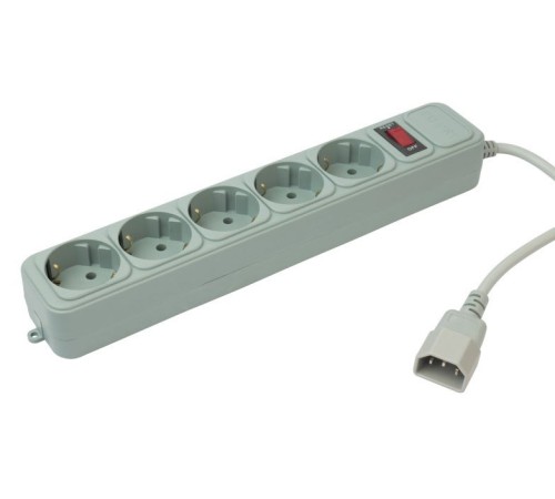 Сетевой фильтр PC Pet AP01006-E-G 1.8м (5 розеток) серый (пакет ПЭ) Сетевой фильтр PC Pet AP01006-E-G 1.8м (5 розеток) серый (пакет ПЭ)