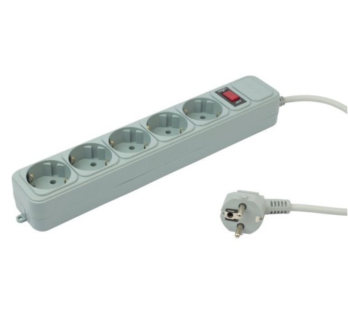 Сетевой фильтр PC Pet AP01006-1.8-G 1.8м (5 розеток) серый (пакет ПЭ) Сетевой фильтр PC Pet AP01006-1.8-G 1.8м (5 розеток) серый (пакет ПЭ)