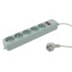 Сетевой фильтр PC Pet AP01006-3-G 3м (5 розеток) серый (пакет ПЭ)