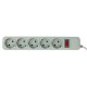 Сетевой фильтр PC Pet AP01006-3-G 3м (5 розеток) серый (пакет ПЭ)