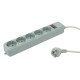 Сетевой фильтр PC Pet AP01006-5-G 5м (5 розеток) серый (пакет ПЭ)
