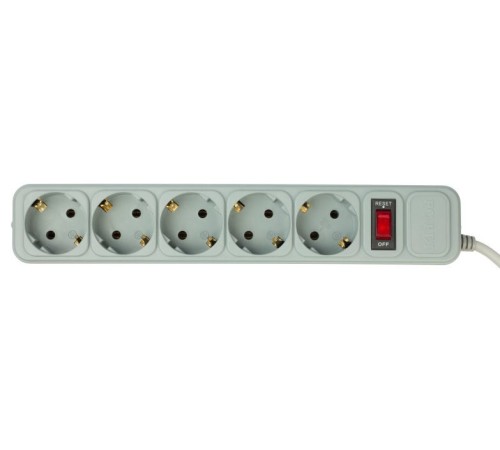 Сетевой фильтр PC Pet AP01006-5-G 5м (5 розеток) серый (пакет ПЭ) Сетевой фильтр PC Pet AP01006-5-G 5м (5 розеток) серый (пакет ПЭ)