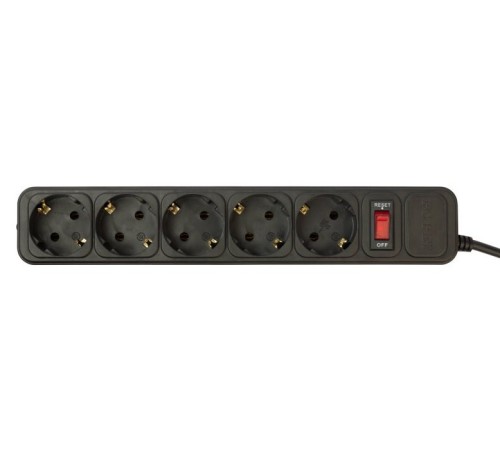 Сетевой фильтр PC Pet AP01006-5-B 5м (5 розеток) черный (пакет ПЭ) Сетевой фильтр PC Pet AP01006-5-B 5м (5 розеток) черный (пакет ПЭ)