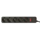 Сетевой фильтр PC Pet AP01006-5-B 5м (5 розеток) черный (пакет ПЭ)