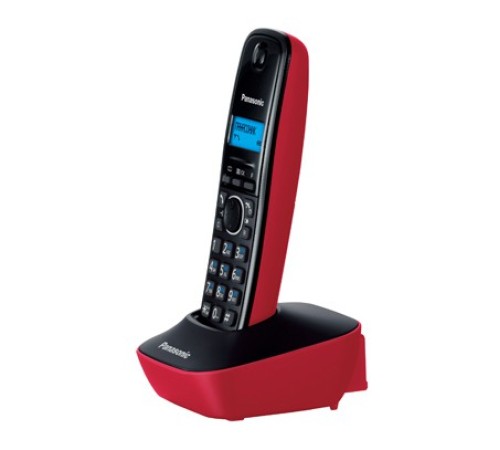 Р/Телефон Dect Panasonic KX-TG1611RUR красный/черный АОН
