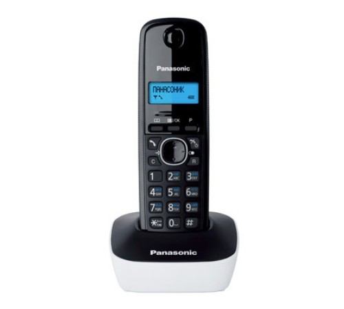 Р/Телефон Dect Panasonic KX-TG1611RUW белый/черный АОН Р/Телефон Dect Panasonic KX-TG1611RUW белый/черный АОН