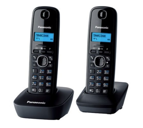 Р/Телефон Dect Panasonic KX-TG1612RUH темно-серый (труб. в компл.:2шт) АОН Р/Телефон Dect Panasonic KX-TG1612RUH темно-серый (труб. в компл.:2шт) АОН