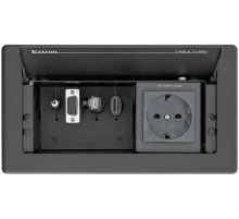 Cable Cubby 202 One EU AC, Black