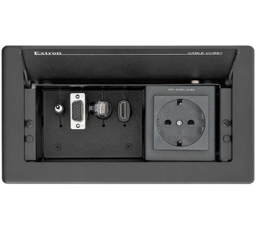 Cable Cubby 202 One EU AC, Black