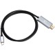 VCOM CU480MC-1.8M Кабель-адаптер USB Type-Cm --> DP1.4v (m) 8K@60Hz, 1.8m , Alum Shell,VCOM <CU480MC-1.8M>[4895182217904]
