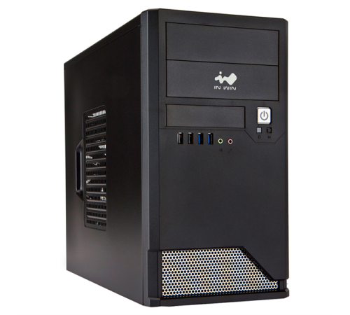Корпус Mini Tower InWin EMR048 Black __________  U2.0*2+U3.0*2+A(HD)  mATX (без блока питания) (6192997)