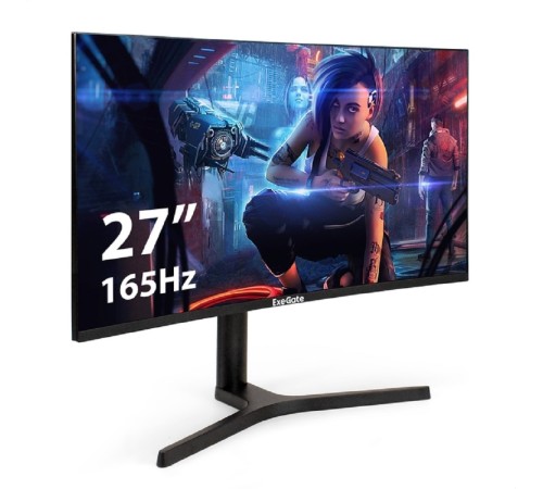 LCD ExeGate 27" EV2707C Combat {VA 1920x1080 Curved 165Hz} [EX296974RUS]