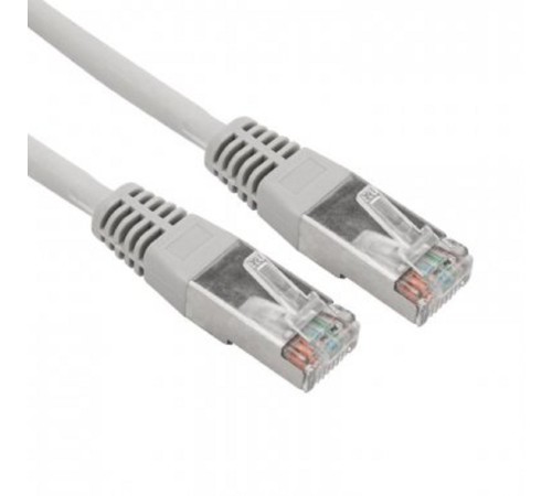 Rexant (02-0110-03) Патч-корд F/UTP, CAT 5e, RJ45-RJ45, 26AWG, LSZH, серый, 0,3м