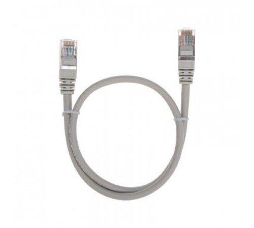 Rexant (02-0110-05) Патч-корд F/UTP, CAT 5e, RJ45-RJ45, 26AWG, LSZH, серый, 0,5м
