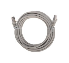 Rexant (02-0110-5) Патч-корд F/UTP, CAT 5e, RJ45-RJ45, 26AWG, LSZH, серый, 5м