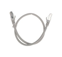 Rexant (02-0390-05) Патч-корд S/FTP, CAT 6A (10G), RJ45-RJ45, 28AWG, LSZH, серый, 0,5м