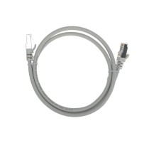 Rexant (02-0390-1) Патч-корд S/FTP, CAT 6A (10G), RJ45-RJ45, 28AWG, LSZH, серый, 1м