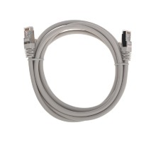 Rexant (02-0390-2) Патч-корд S/FTP, CAT 6A (10G), RJ45-RJ45, 28AWG, LSZH, серый, 2м
