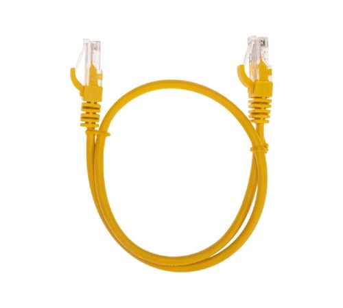 Rexant (02-0105-05) Патч-корд U/UTP, CAT 5e, RJ45-RJ45, 26AWG, LSZH, желтый, 0,5м
