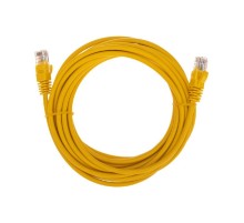 Rexant (02-0105-5) Патч-корд U/UTP, CAT 5e, RJ45-RJ45, 26AWG, LSZH, желтый, 5м