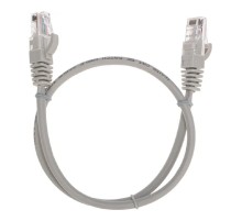 Rexant (02-0100-05) Патч-корд U/UTP, CAT 5e, RJ45-RJ45, 26AWG, LSZH, серый, 0,5м