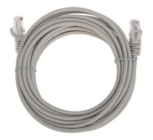 Rexant (02-0100-5) Патч-корд U/UTP, CAT 5e, RJ45-RJ45, 26AWG, LSZH, серый, 5м