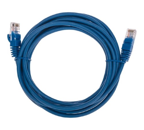 Rexant (02-0104-3) Патч-корд U/UTP, CAT 5e, RJ45-RJ45, 26AWG, LSZH, синий, 3м