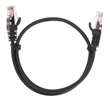 Rexant (02-0102-05) Патч-корд U/UTP, CAT 5e, RJ45-RJ45, 26AWG, LSZH, черный, 0,5м