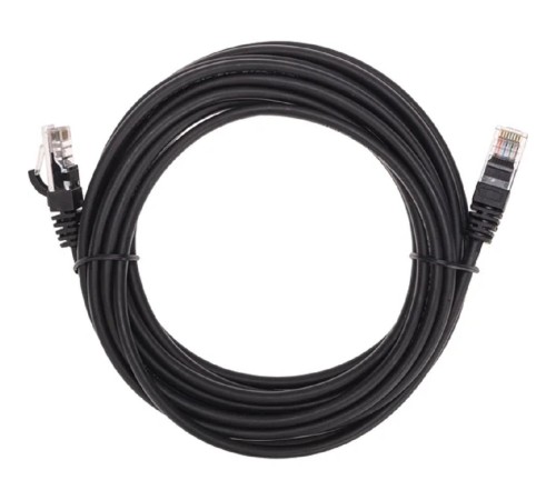 Rexant (02-0102-5) Патч-корд U/UTP, CAT 5e, RJ45-RJ45, 26AWG, LSZH, черный, 5м