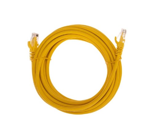Rexant (02-0295-5) Патч-корд U/UTP, CAT 6, RJ45-RJ45, 26AWG, LSZH, желтый, 5м Rexant (02-0295-5) Патч-корд U/UTP, CAT 6, RJ45-RJ45, 26AWG, LSZH, желтый, 5м