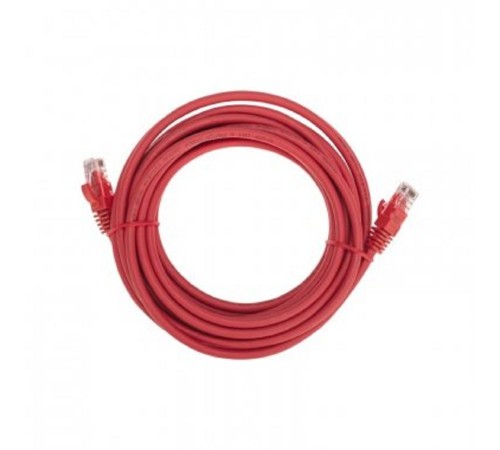 Rexant (02-0293-5) Патч-корд U/UTP, CAT 6, RJ45-RJ45, 26AWG, LSZH, красный, 5м