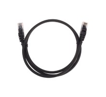 Rexant (02-0292-1) Патч-корд U/UTP, CAT 6, RJ45-RJ45, 26AWG, LSZH, черный, 1м