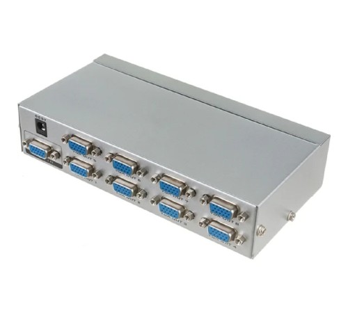 Rexant (17-6928) Делитель гнездо VGA на 8 гнезд VGA, металл Rexant (17-6928) Делитель гнездо VGA на 8 гнезд VGA, металл
