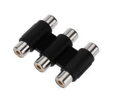 Rexant (14-0434) Переходник 3 гнезда RCA - 3 гнезда RCA