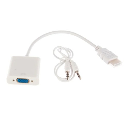 Rexant (17-6936) Переходник штекер HDMI - гнездо VGA, провод + шнур стерео 3,5мм Rexant (17-6936) Переходник штекер HDMI - гнездо VGA, провод + шнур стерео 3,5мм