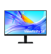 Монитор Samsung 27" ViewFinity S8 S27D804UAI IPS LED 16:9 3840x2160x60Hz 5ms 350cd 1000:1 178/178 1,07 млрд DP; HDMI; USB-C (90 Вт); USB3.0x3;Tilt; Swiv; HAS; Pivot; VESA; Black (LS27D804UAIXCI)