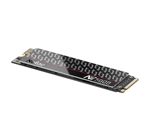 Ssd накопитель Netac SSD NV5000-T 2TB PCIe 4 x4 M.2 2280 NVMe 3D NAND, R/W up to 4800/4400MB/s, IOPS(R4K) 600K/700K, TBW 1280TB with heat spreader, 5y wty (NT01NV5000t-2T0-E4X) Ssd накопитель Netac SSD NV5000-T 2TB PCIe 4 x4 M.2 2280 NVMe 3D NAND, R/W up to 4800/4400MB/s, IOPS(R4K) 600K/700K, TBW 1280TB with heat spreader, 5y wty (NT01NV5000t-2T0-E4X)