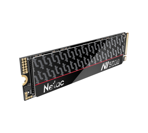 Ssd накопитель Netac SSD NV5000-T 2TB PCIe 4 x4 M.2 2280 NVMe 3D NAND, R/W up to 4800/4400MB/s, IOPS(R4K) 600K/700K, TBW 1280TB with heat spreader, 5y wty (NT01NV5000t-2T0-E4X) Ssd накопитель Netac SSD NV5000-T 2TB PCIe 4 x4 M.2 2280 NVMe 3D NAND, R/W up to 4800/4400MB/s, IOPS(R4K) 600K/700K, TBW 1280TB with heat spreader, 5y wty (NT01NV5000t-2T0-E4X)